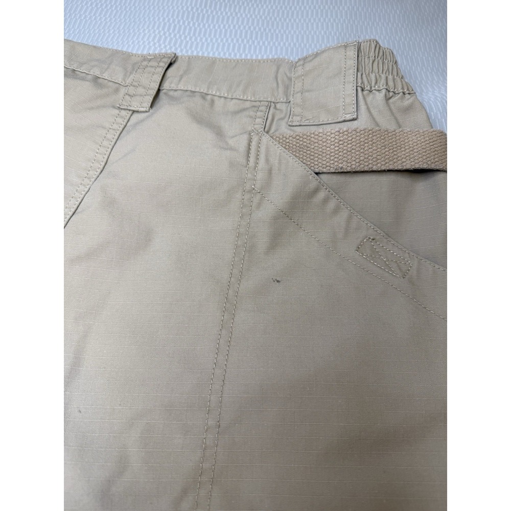 511 Tactical Shorts Mens 40 Tan Cargo Pocket Elastic Waist 10 Inch Inseam Canvas - Picture 11 of 14